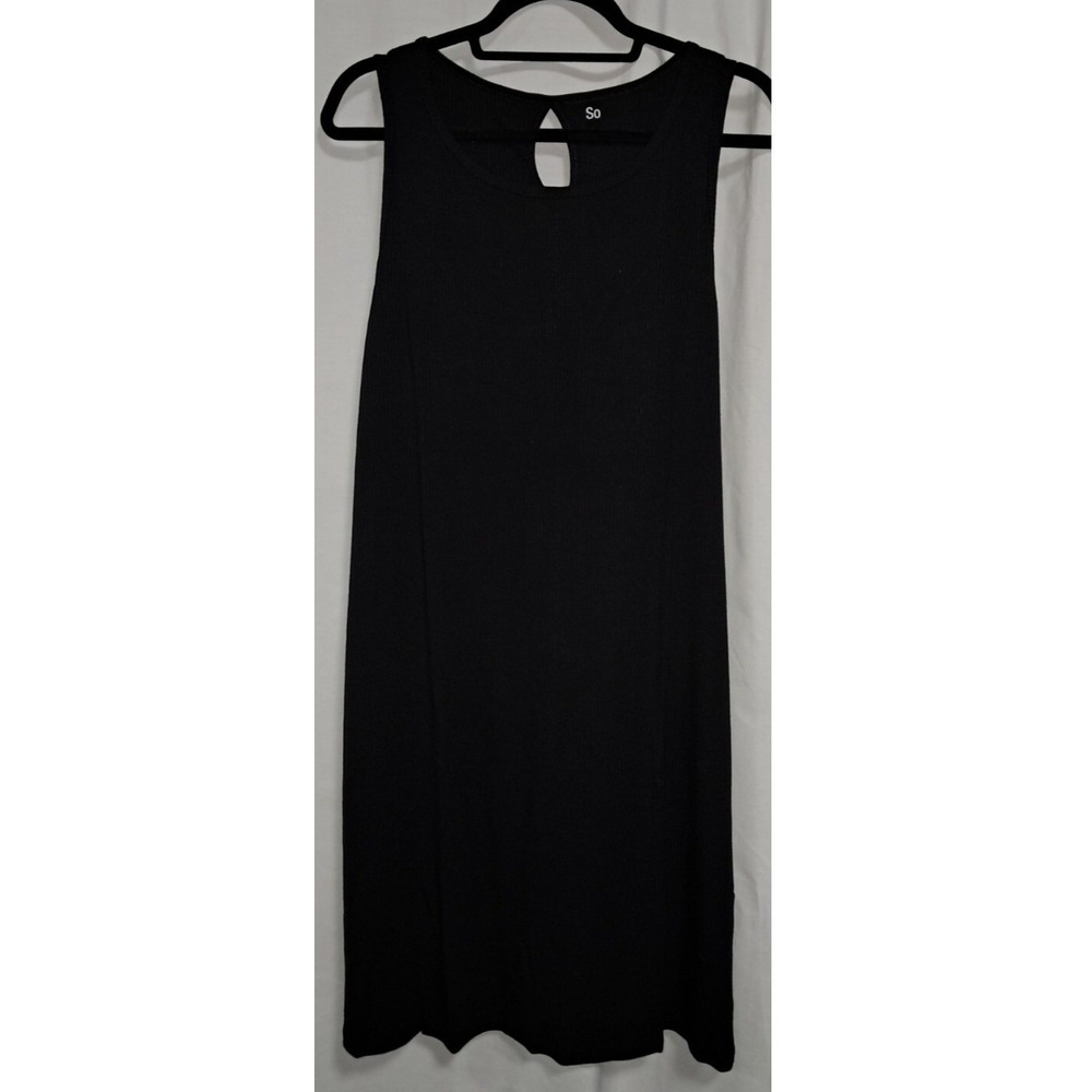 So Black Dress, 38'' long, Size 2X, 62%‎ Poly, 33% Rayon, 5% Spandex